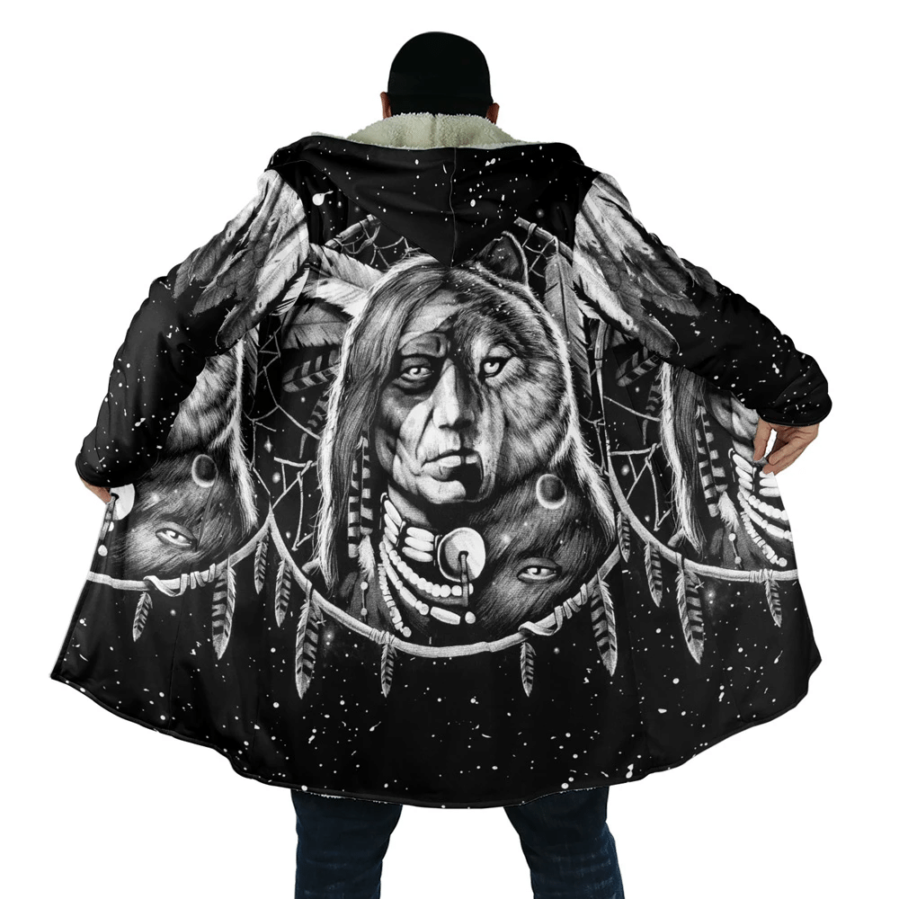 3d-all-over-printed-aborigine-and-drak-gray-wolf-black-hooded-coat