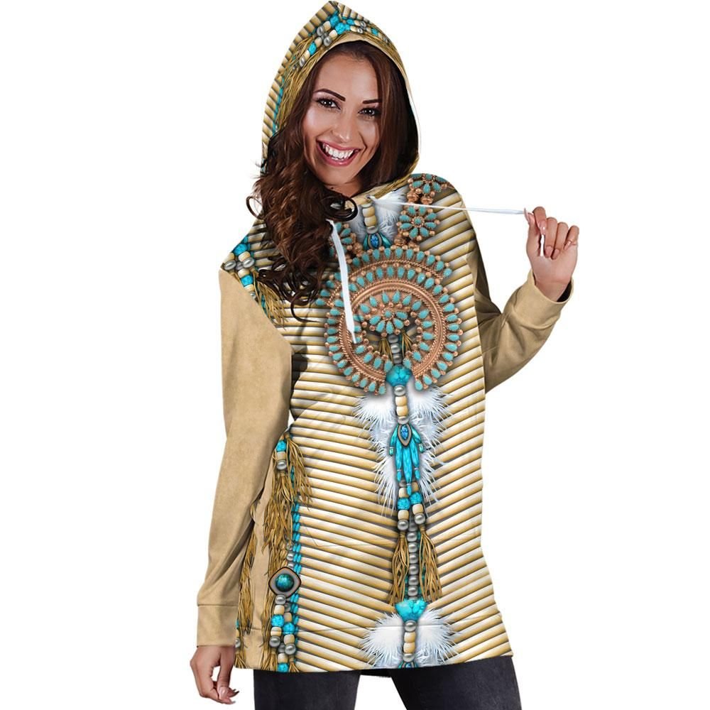 3d-printed-native-american-turquoise-beads-line-soft-all-size-hoodie-dress