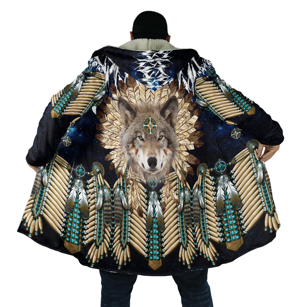 aborigine-style-3d-all-over-printed-gray-brown-wolf-king-hooded-coat