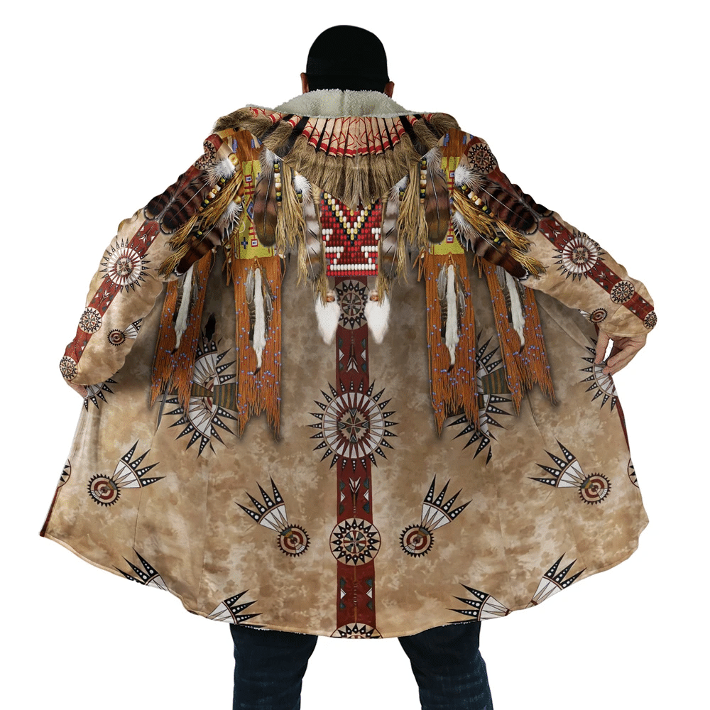 aborigine-style-3d-all-over-printed-native-american-symbols-light-brown-hooded-coat