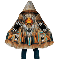 aborigine-style-3d-all-over-printed-red-gray-wolf-with-footprint-hooded-coat