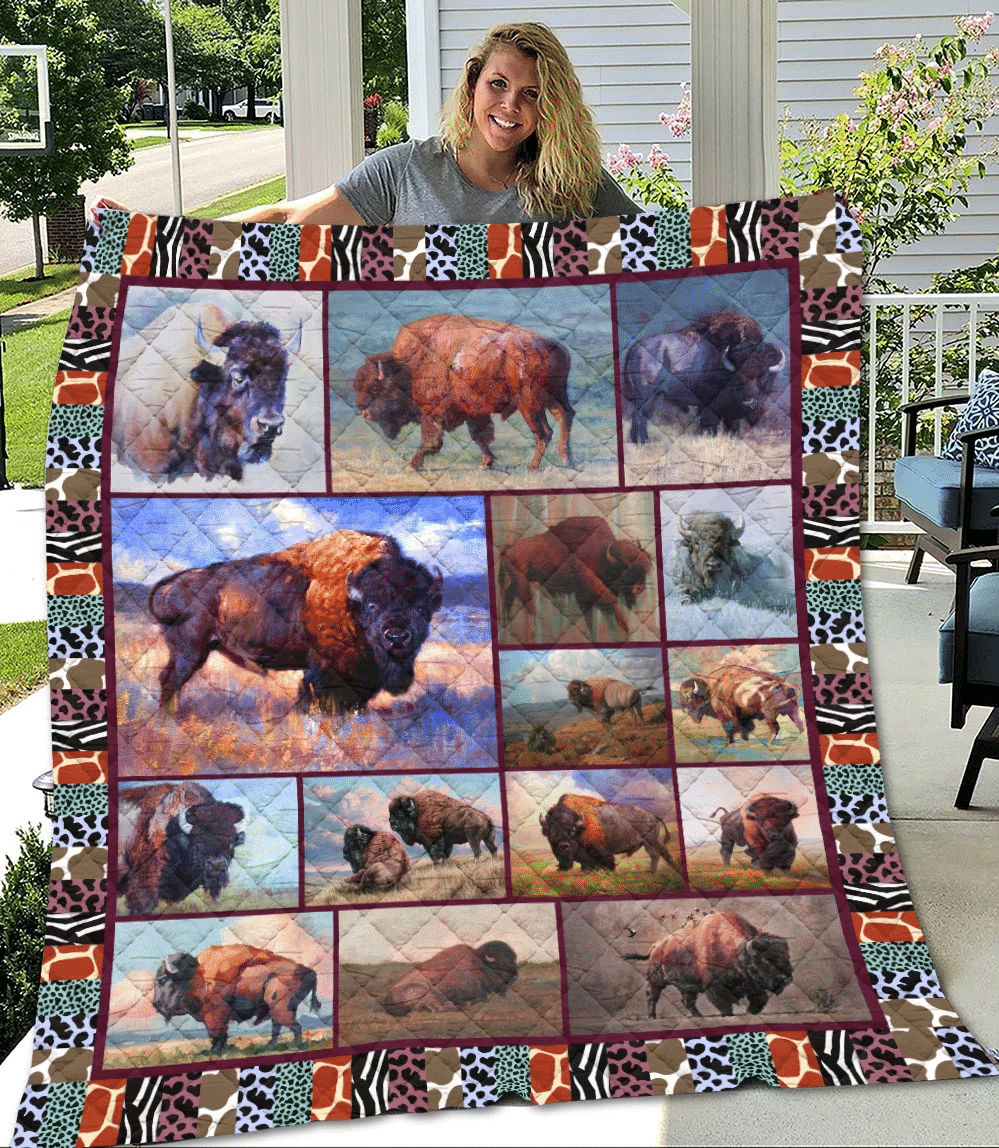 3d-all-over-printed-animal-bison-soft-cotton-all-size-quilt