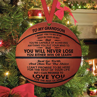 basketball-grandson-you-never-lose-circle-ornament