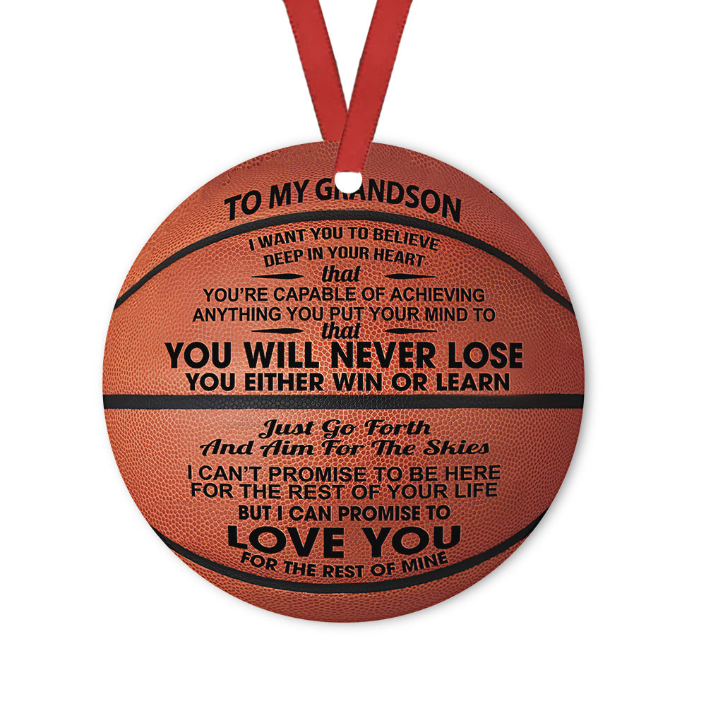 basketball-grandson-you-never-lose-circle-ornament
