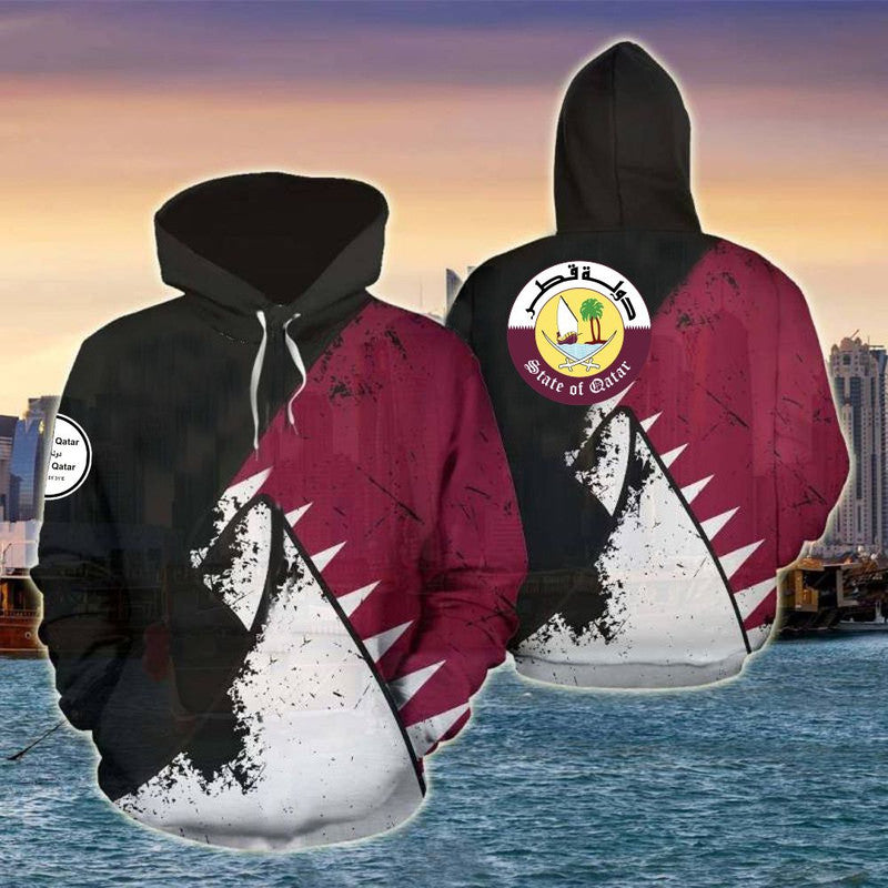 Dawlat Qatar Hoodie RLT12 - Wonder Print Shop