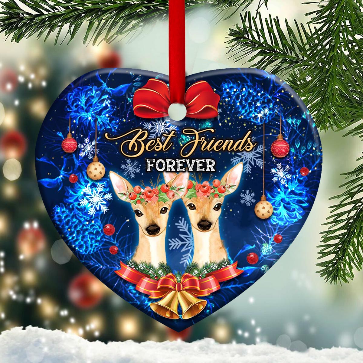 best-friends-forever-christmas-theme-heart-ornament