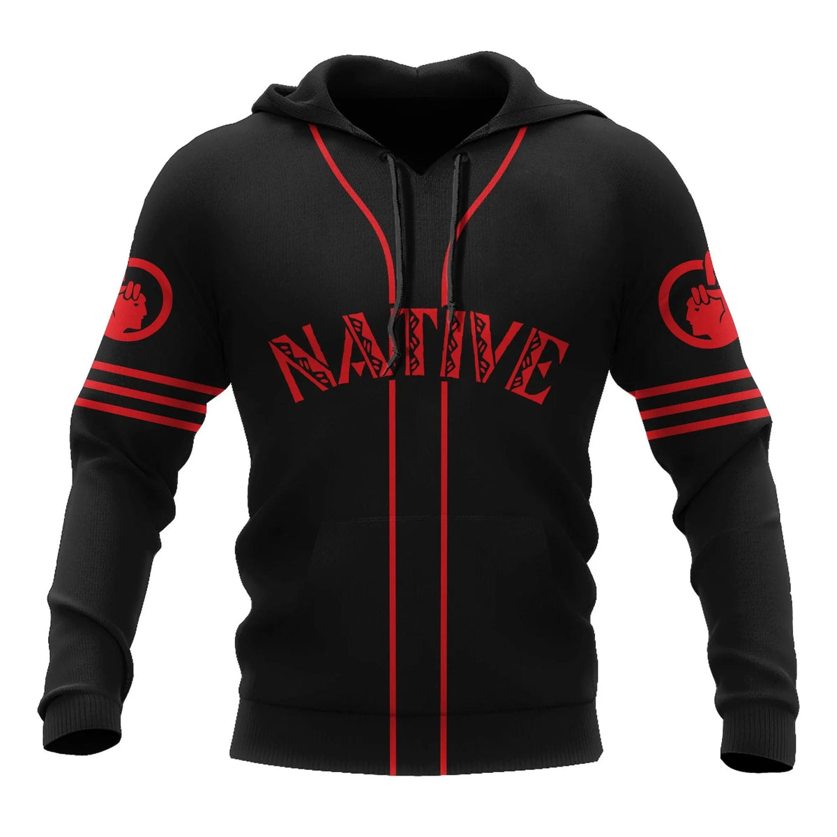 Custom Name Native Indian Movement 3D All Over Printed Hoodie Unisex - Wonder Print Shop