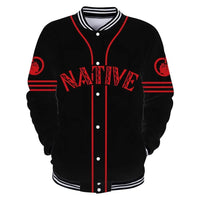 Custom Name Native Indian Movement 3D All Over Printed Unisex Baseball Jacket - Wonder Print Shop