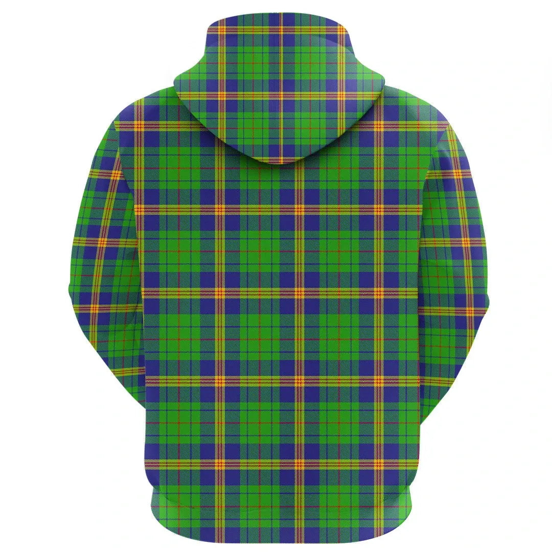 African Hoodie New Mexico Tartan Hoodie RLT13 - Wonder Print Shop