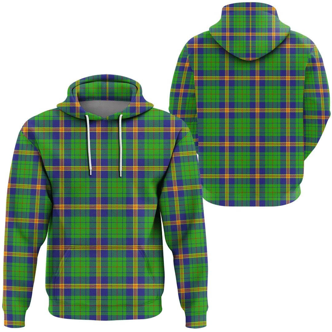 African Hoodie New Mexico Tartan Hoodie RLT13 - Wonder Print Shop