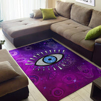 Area Rug - Evil Eye Area Rug Universe Style LT8 - Wonder Print Shop