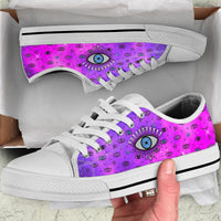 footwear-evil-eye-low-top-shoe-simple-style-pink
