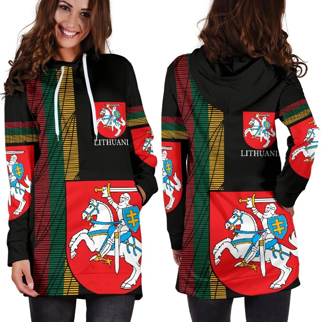 Lithuania - United Women's Hoodie Dress RLT6 - Wonder Print Shop