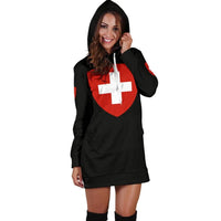 Switzerland Hoodie Dress RLT13 - Wonder Print Shop