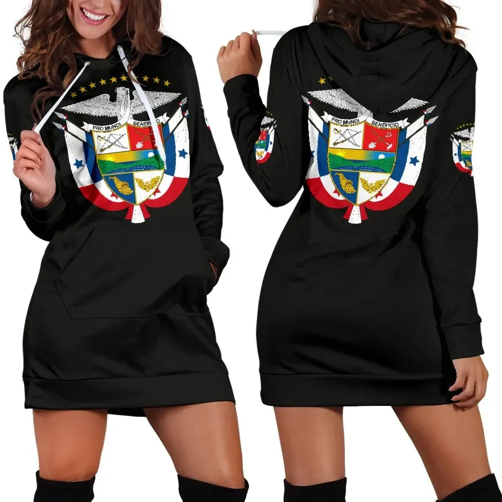 Panama Hoodie Dress RLT13 - Wonder Print Shop