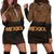 Mexico Aztec Hoodie Dress The Ancient Aztec Calendar RLT13 - Wonder Print Shop