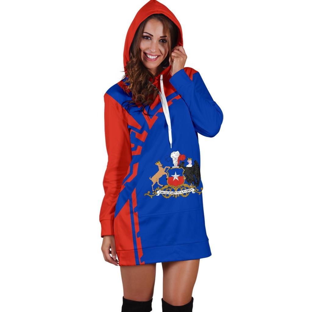 Chile Hoodie Dress Premium Style RLT7 - Wonder Print Shop