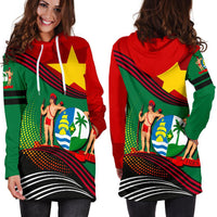 Suriname Hoodie Dress Fall In The Wave RLT7 - Wonder Print Shop