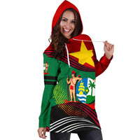 Suriname Hoodie Dress Fall In The Wave RLT7 - Wonder Print Shop