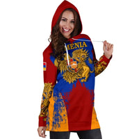 Armenia Special Coat of Arms Hoodie Dress RLT8 - Wonder Print Shop