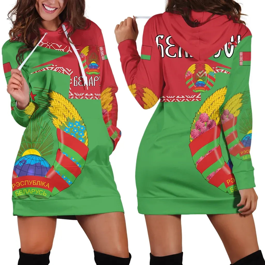 belarus-coat-of-arms-hoodie-dress-new-style