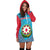 Azerbaijan Hoodie Dress Special Map RLT8 - Wonder Print Shop