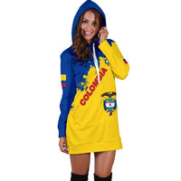 Colombia Women Hoodie Dress Smudge Version RLT7 - Wonder Print Shop