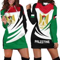 Palestine Hoodie Dress Coat Of Arms BinCjou RLT13 - Wonder Print Shop
