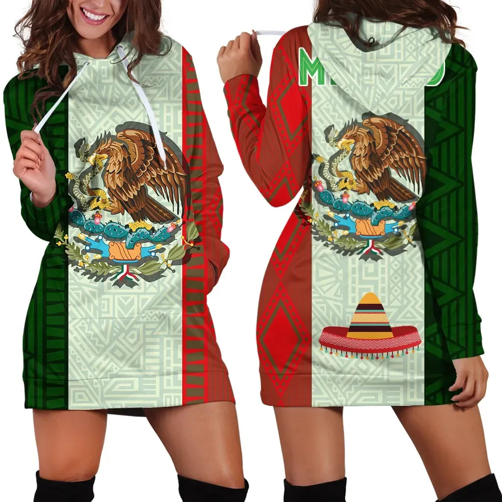 Mexico Hoodie Dress New Style RLT13 - Wonder Print Shop