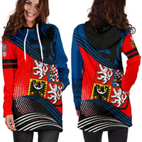 Czech Republic Hoodie Dress Fall In The Wave RLT13 - Wonder Print Shop