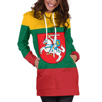 Lithuania Hoodie Dress RLT6 - Wonder Print Shop