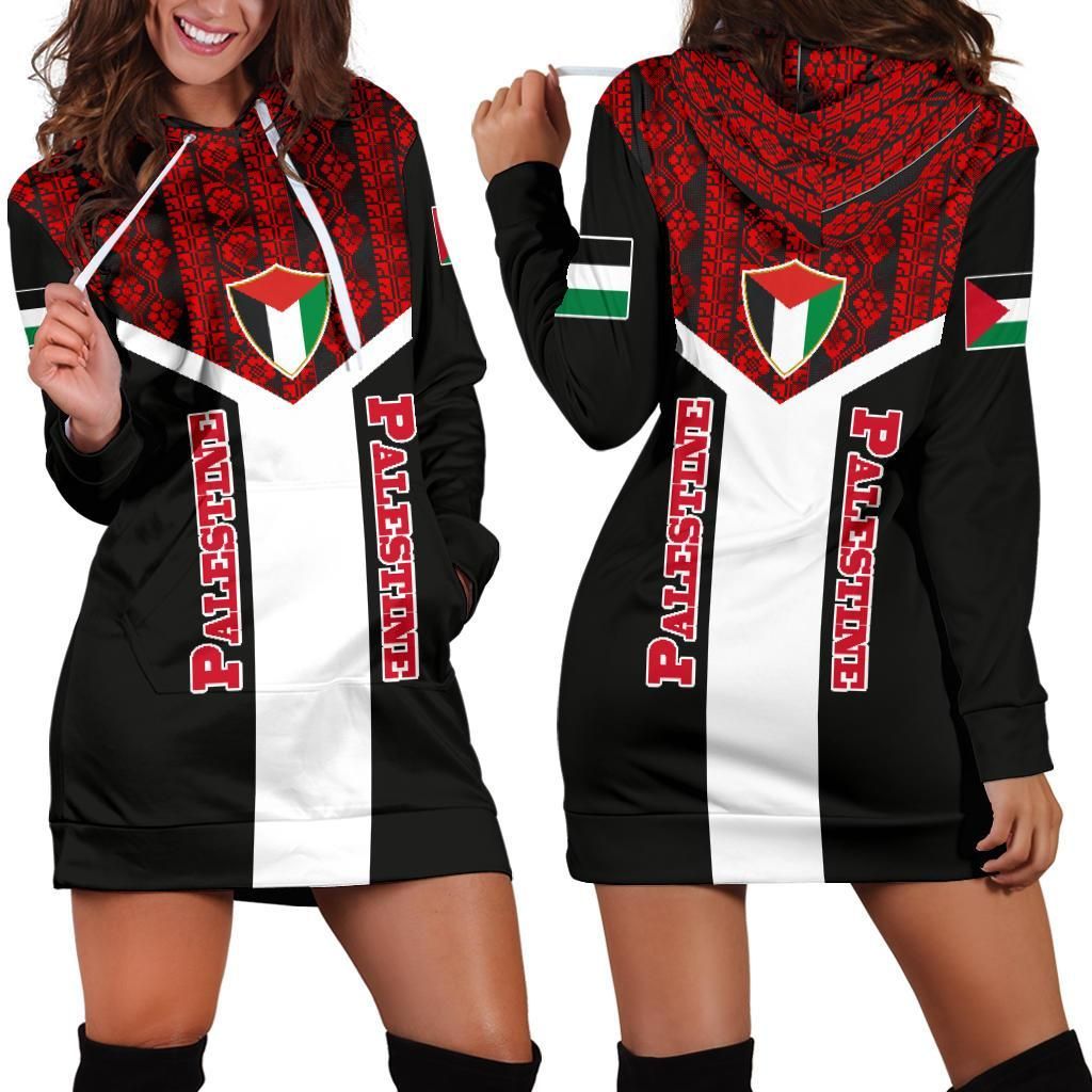 Palestine Hoodie Dress Rising RLT13 - Wonder Print Shop