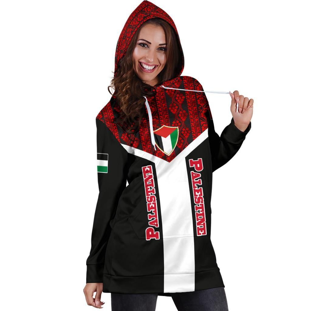 Palestine Hoodie Dress Rising RLT13 - Wonder Print Shop