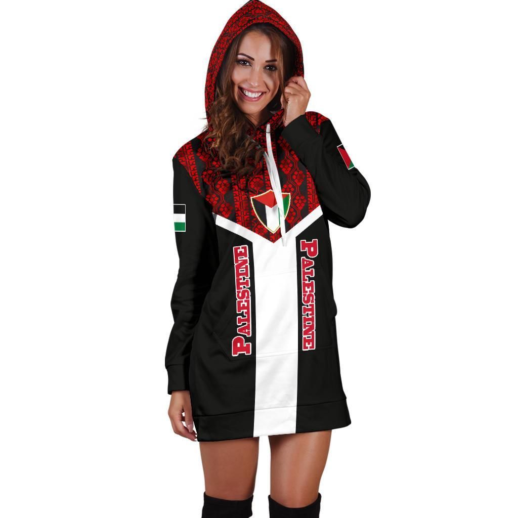 Palestine Hoodie Dress Rising RLT13 - Wonder Print Shop