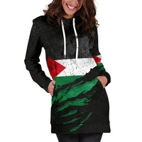 Palestine In Me Women's Hoodie Dress Special Grunge Style RLT13 - Wonder Print Shop