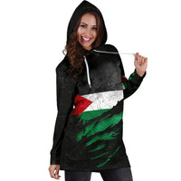 Palestine In Me Women's Hoodie Dress Special Grunge Style RLT13 - Wonder Print Shop