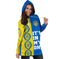 Ukraine DNA Hoodie Dress RLT7 - Wonder Print Shop
