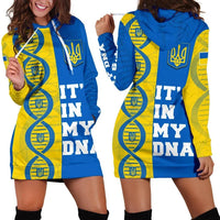 Ukraine DNA Hoodie Dress RLT7 - Wonder Print Shop