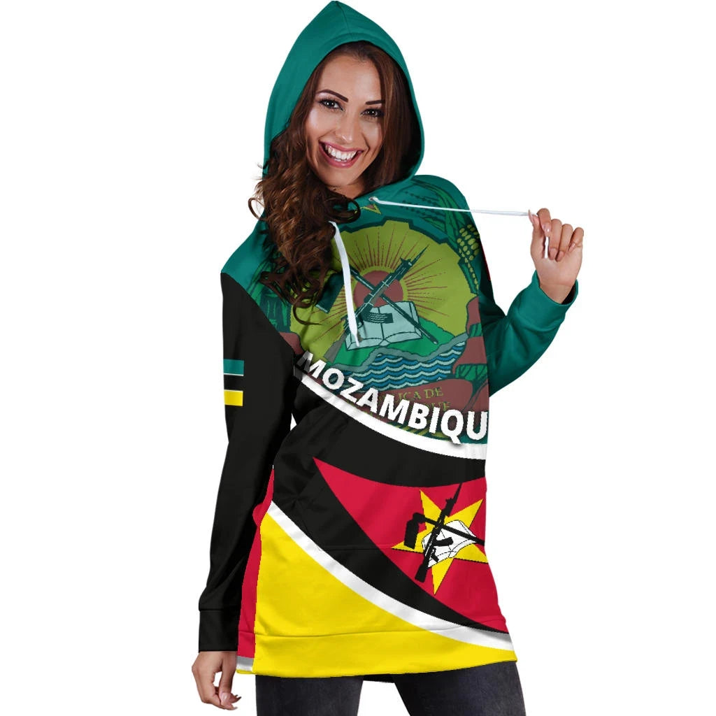 Mozambique Hoodie Dress Road to Hometown RLT7 - Wonder Print Shop