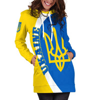 Ukraine Hoodie Dress Half Cirlce RLT7 - Wonder Print Shop