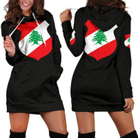 Lebanon Hoodie Dress RLT6 - Wonder Print Shop