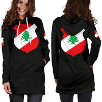Lebanon Hoodie Dress RLT6 - Wonder Print Shop