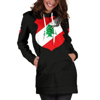 Lebanon Hoodie Dress RLT6 - Wonder Print Shop