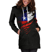 Chile in Me Women's Hoodie Dress - Special Grunge Style RLT7 - Wonder Print Shop