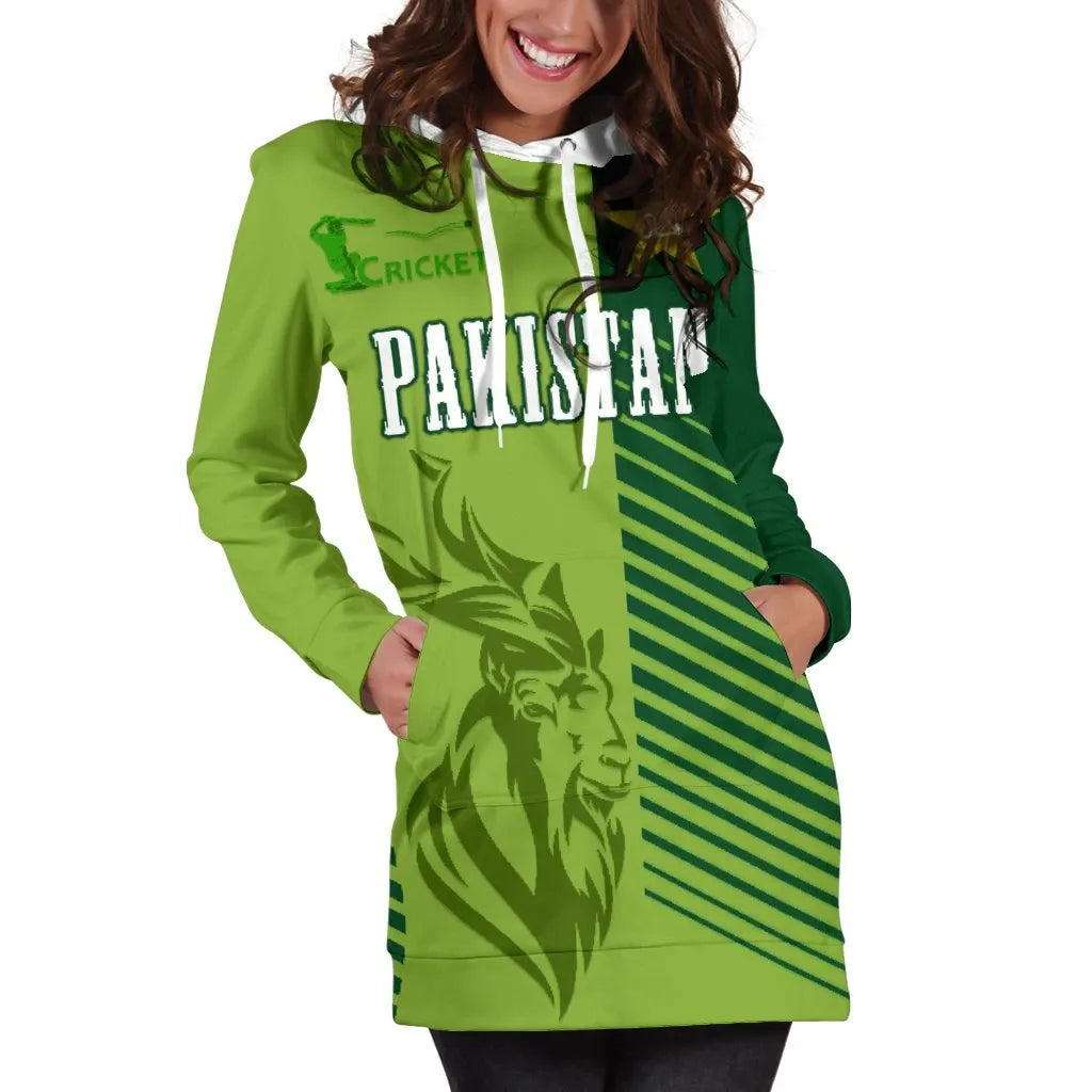 Pakistan Cricket Women's Hoodie Dress Markhor RLT13 - Wonder Print Shop
