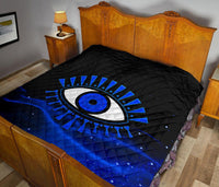 Quilt Evil Eye Premium Quilt Original Style Blue LT8 - Wonder Print Shop