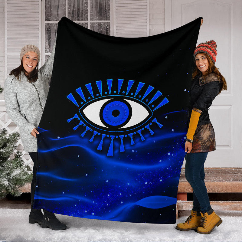 premium-blanket-evil-eye-premium-blanket-original-style-blue
