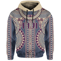 African Hoodie Fiji Circle Tapa Fala Masi Hoodie LT10 - Wonder Print Shop