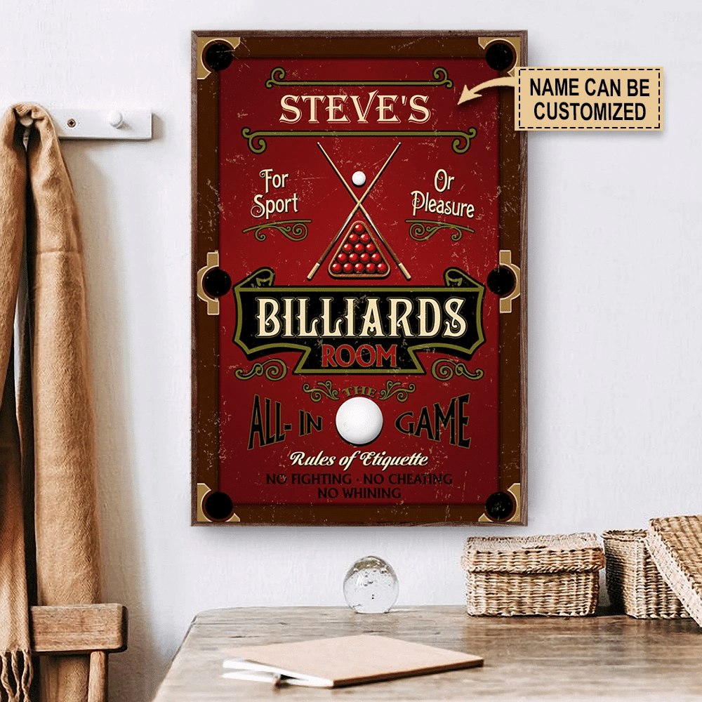 billiard-red-billiards-room-personalized-vertical-poster