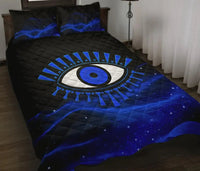 Quilt Bed Set Evil Eye Quilt Bed Set Original Style Blue LT8 - Wonder Print Shop